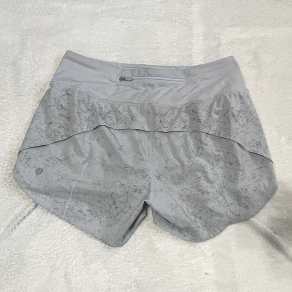 Lululemon speed light blue athletic shorts - Picture 2 of 2